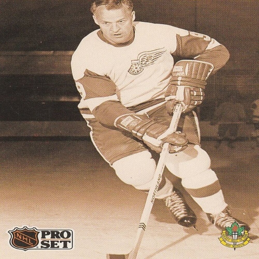 Gordie Howe - 1991 Pro Set Hockey Card